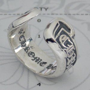 Chrome Hearts Open Ring With Pack Box
